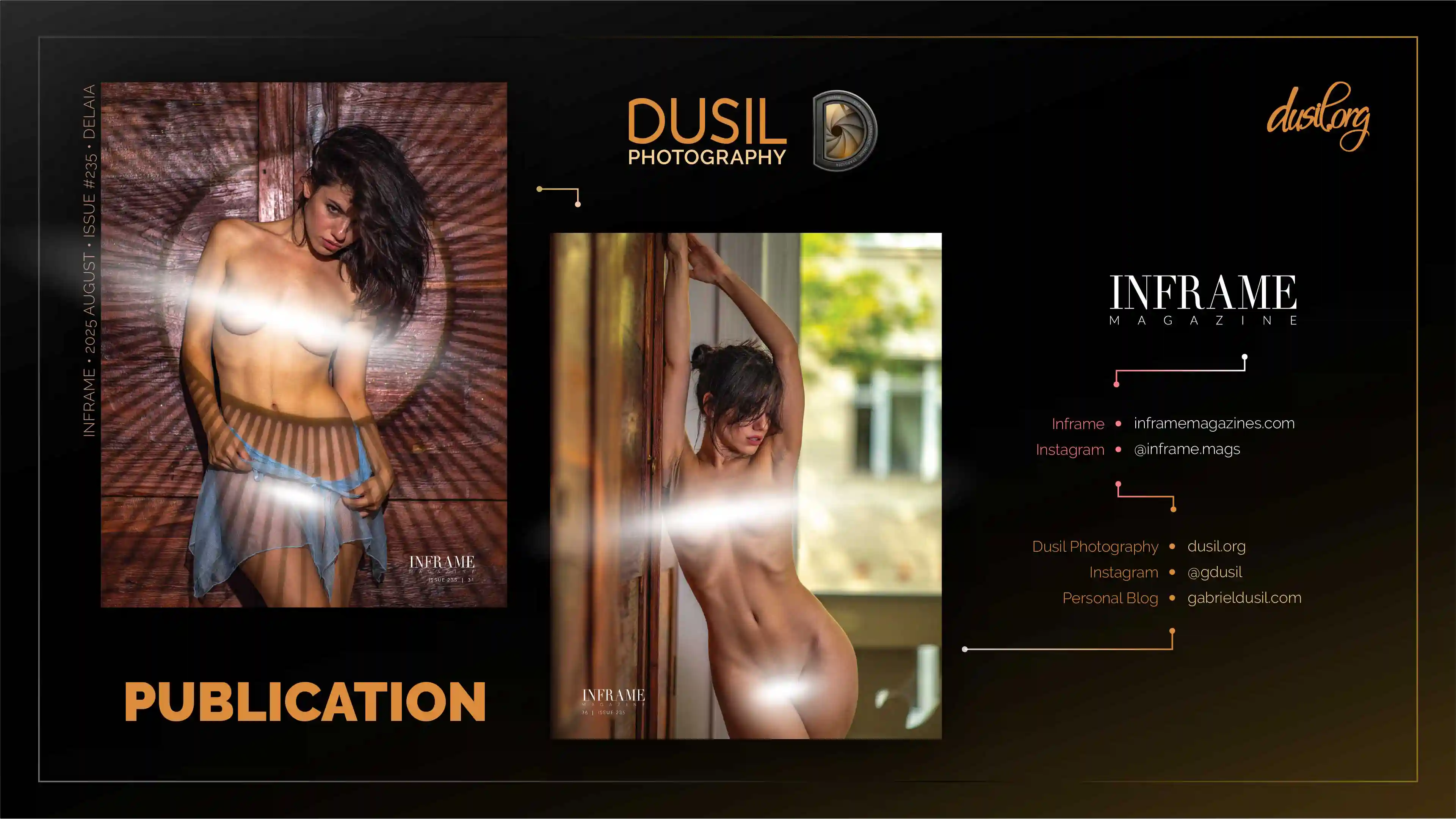 Art nude photography exhibition image by Dusil Photography, Female nude art portrait for fine art collectors, Gabriel Dusil, Artistic nude photography gallery feature, professional nude session, Nude art photography print available for collectors, Dusil Photography, Nude editorial art image from Gabriel Dusil photography portfolio