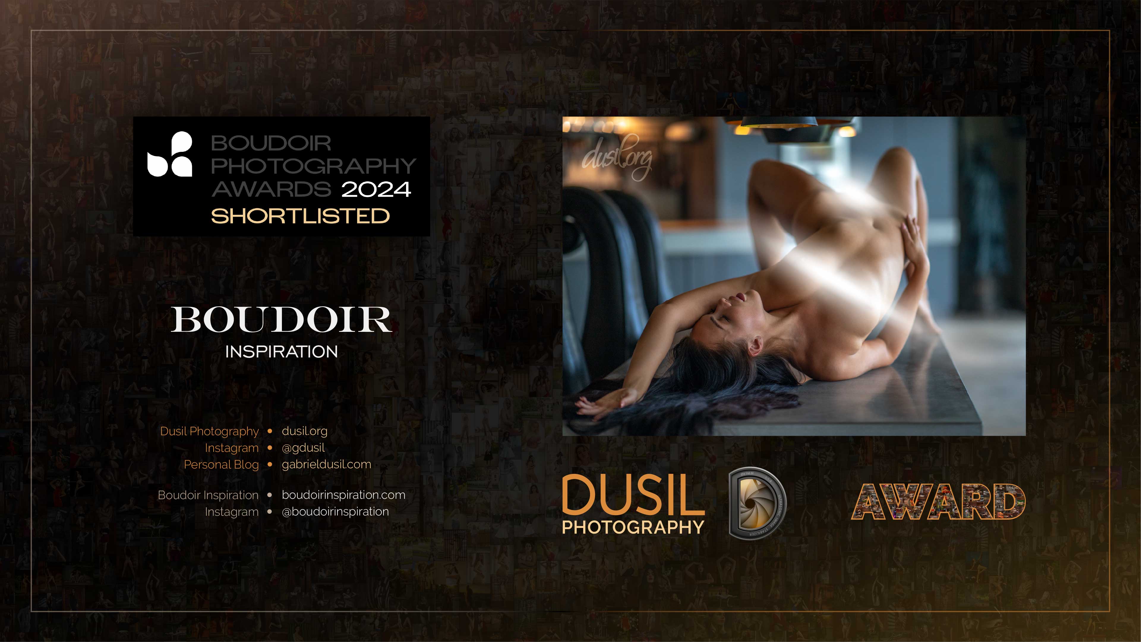 Art nude photography exhibition image by Dusil Photography, Female nude art portrait for fine art collectors, Gabriel Dusil, Artistic nude photography gallery feature, professional nude session, Nude art photography print available for collectors, Dusil Photography, Nude editorial art image from Gabriel Dusil photography portfolio