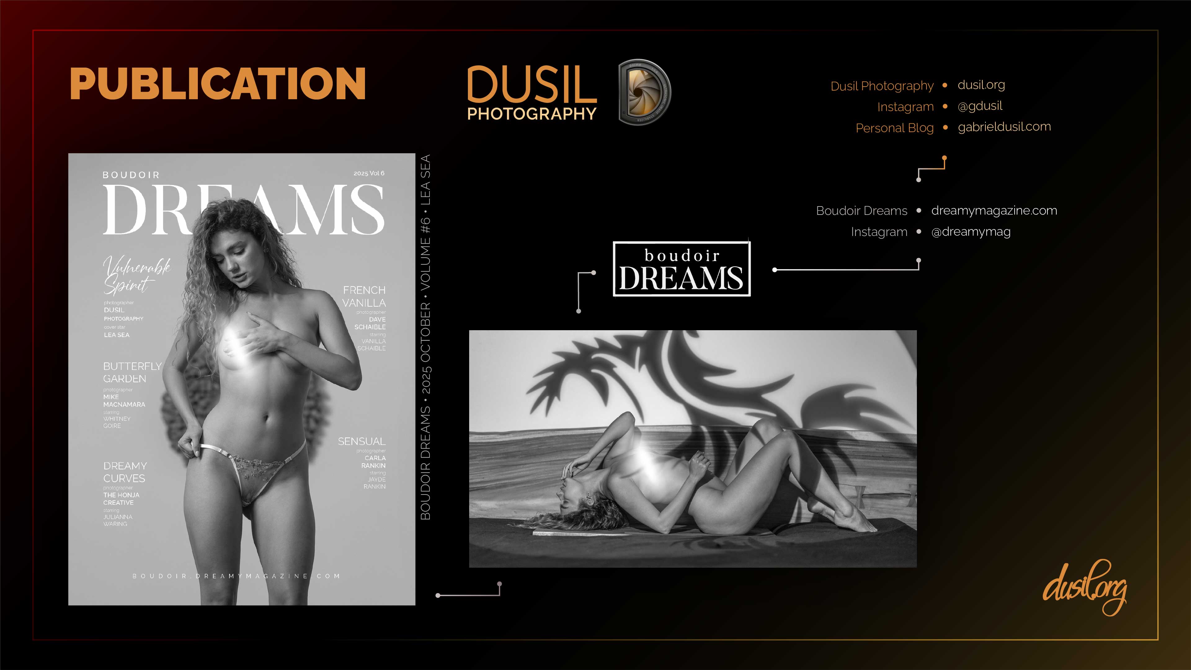 Fine art nude photography portrait by Gabriel Dusil, Artistic nude photography session with professional model, Boudoir photography in elegant artistic lighting, High-end nude photography in studio environment, Sensual photographic portrait in fine art style