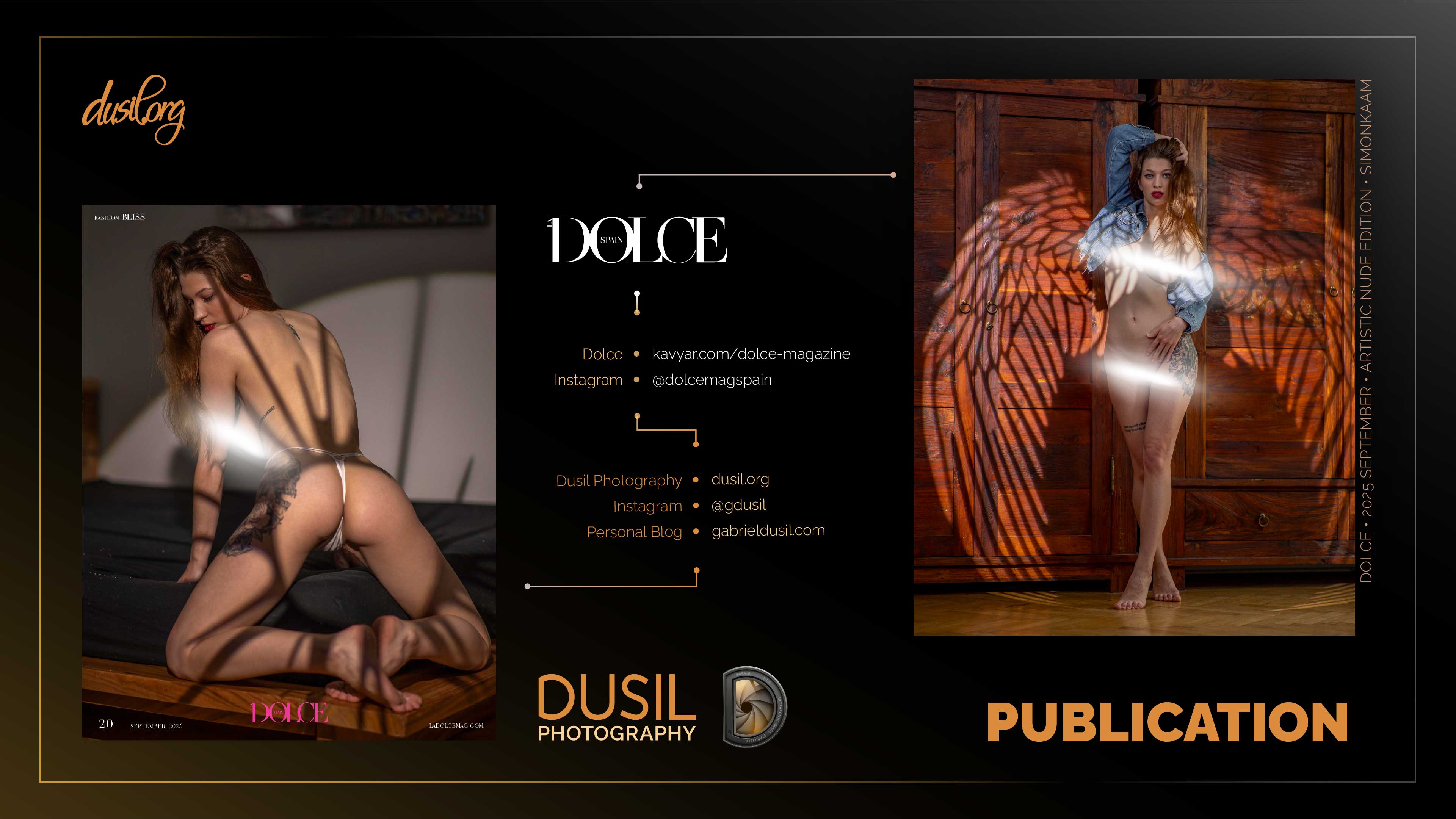 Fine art nude photography portrait by Gabriel Dusil, Artistic nude photography session with professional model, Boudoir photography in elegant artistic lighting, High-end nude photography in studio environment, Sensual photographic portrait in fine art style