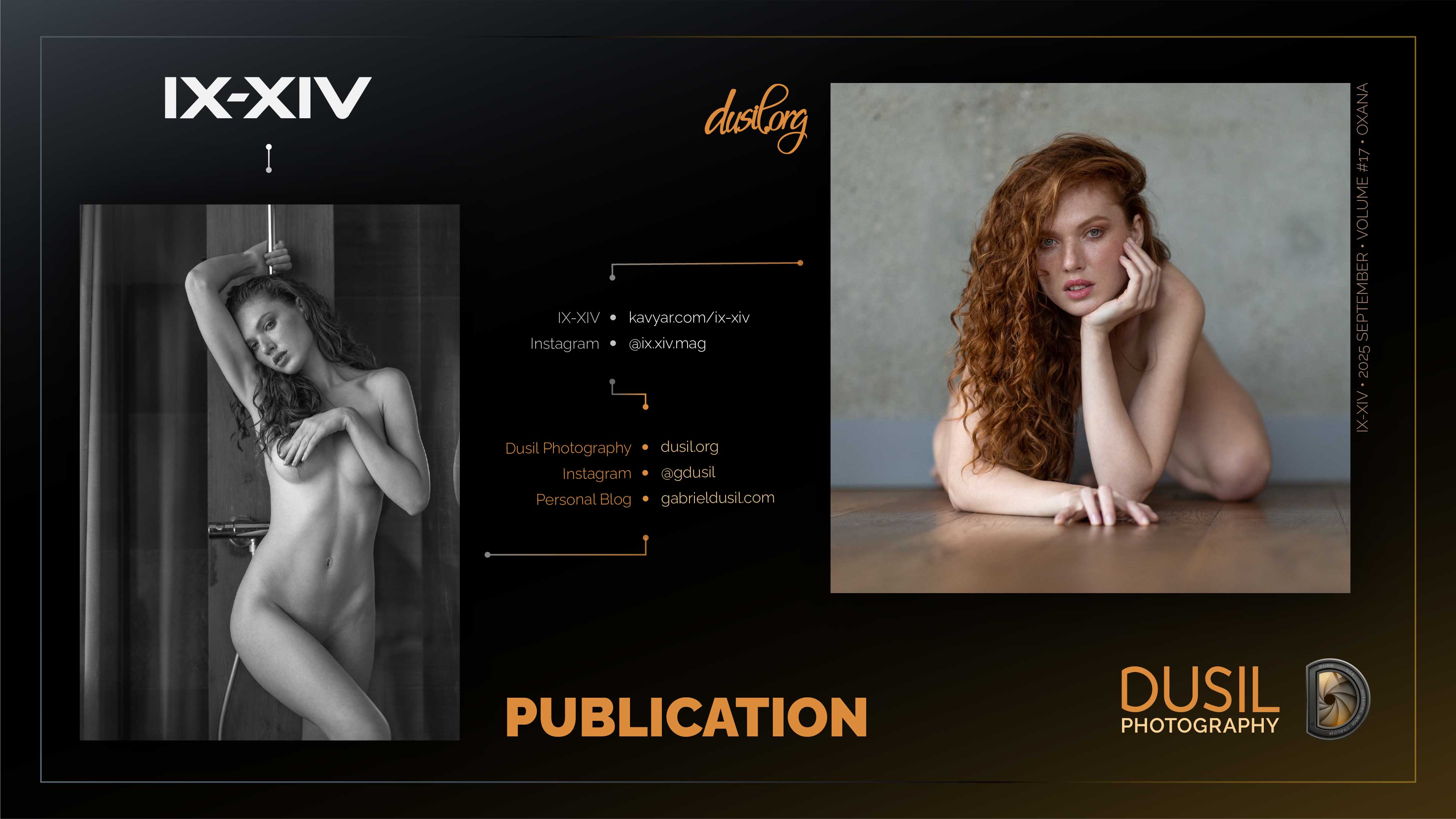 Fine art nude photography portrait by Gabriel Dusil, Artistic nude photography session with professional model, Boudoir photography in elegant artistic lighting, High-end nude photography in studio environment, Sensual photographic portrait in fine art style