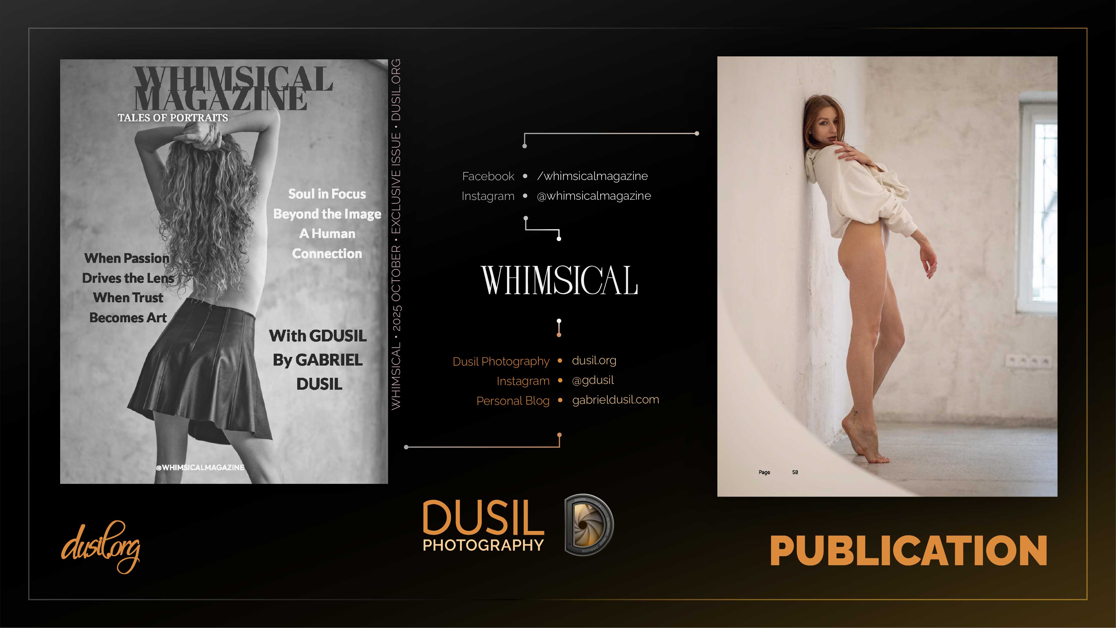 Fine art nude photography portrait by Gabriel Dusil, Artistic nude photography session with professional model, Boudoir photography in elegant artistic lighting, High-end nude photography in studio environment, Sensual photographic portrait in fine art style