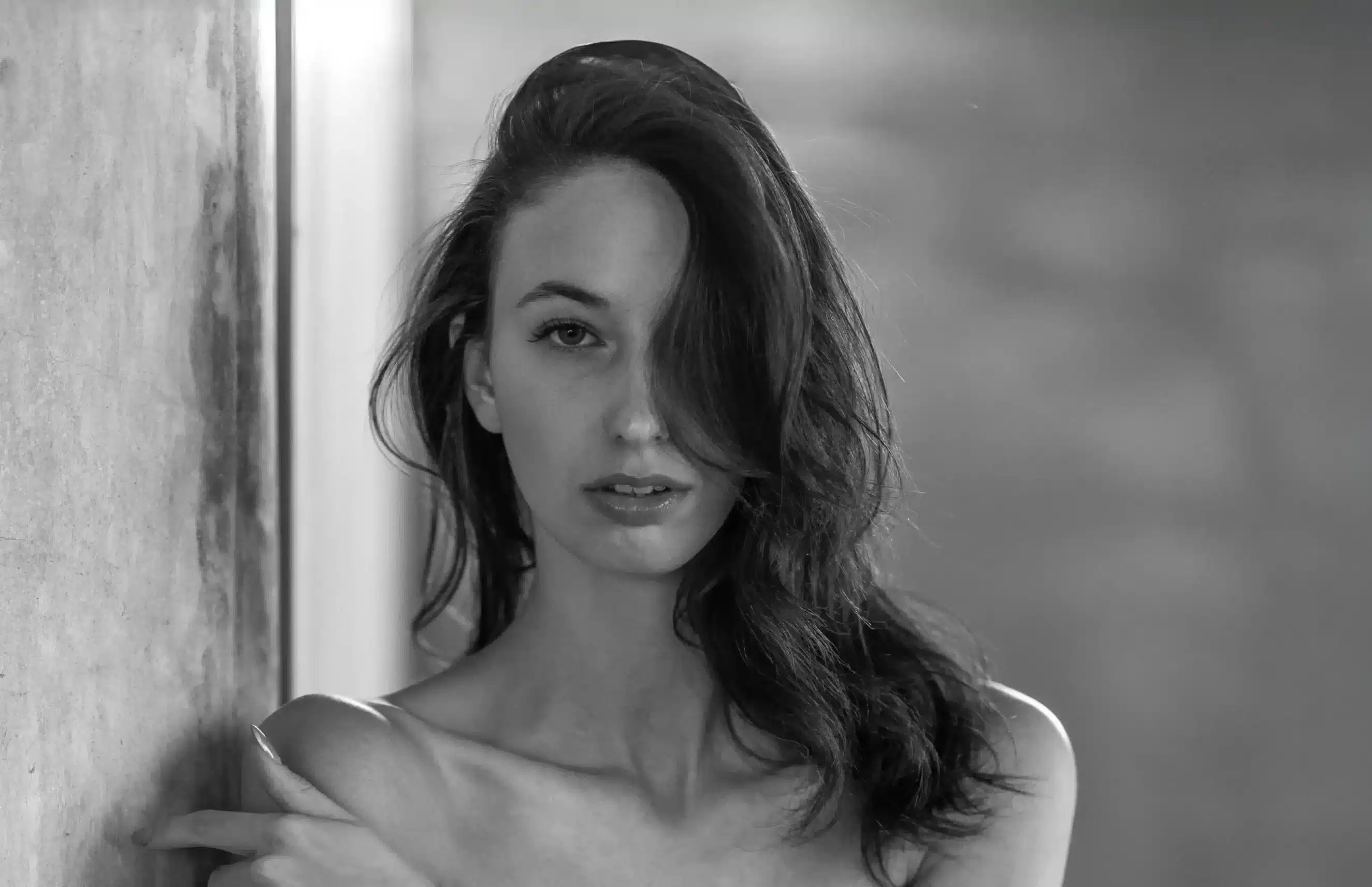 Professional boudoir photography featuring a model in an intimate fine art portrait created by Gabriel Dusil
